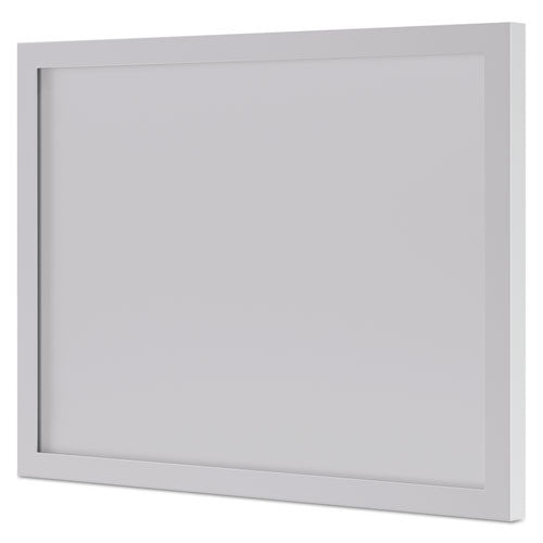 HON® Bl Series Frosted Glass Modesty Panel, 39.5w X 0.13d X 27.25h, Silver-frosted