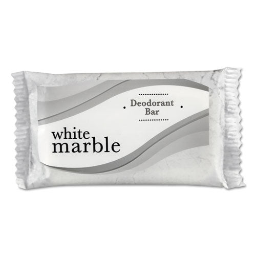 White Marble Dial® Amenities Deodorant Soap, Pleasant Scent, # 3-4 Individually Wrapped Bar, 1,000-carton