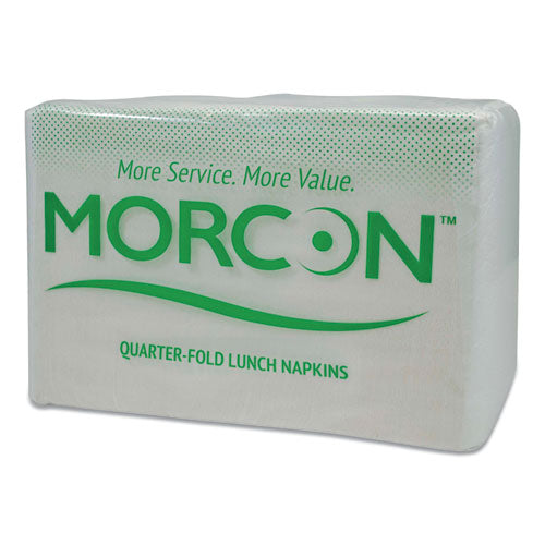 Morcon Tissue Morsoft 1-4 Fold Lunch Napkins, 1 Ply, 11.5″ X 11.5″, White, 6,000-carton