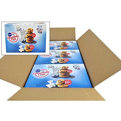 Pillsbury Soft Baked Mini Chocolate Chip Cookies, 18 Ounce — 9 per case.